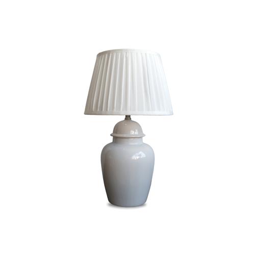 H 60CM PORCELAIN TABLE LAMP W/SHADE
