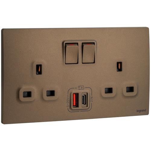 2G BS 13A SP SW USB A+C 27WPD