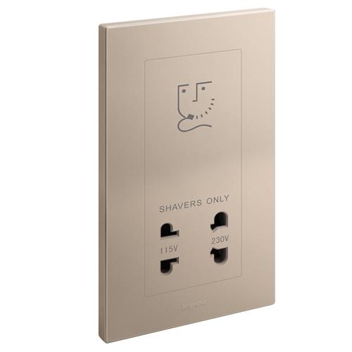 ROSEGOLD SHAVER SKT W/ PLATE