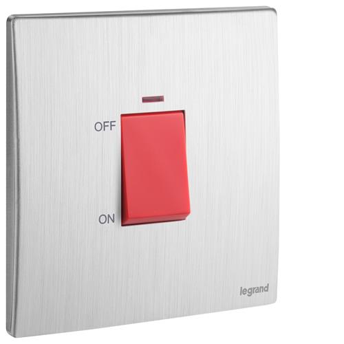 1G 1W 32A DP SW RED INDICATOR