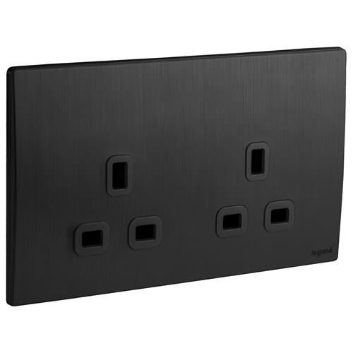 2G BS 13A UNSWITCHED SOCKET