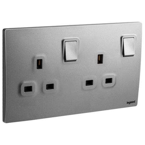 2G BS 13A DP SWITCHED SOCKET