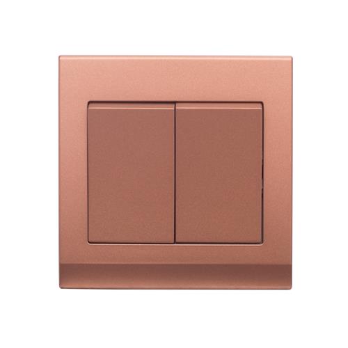 SIMPLICITY 2G 2W SWITCH BRNZ