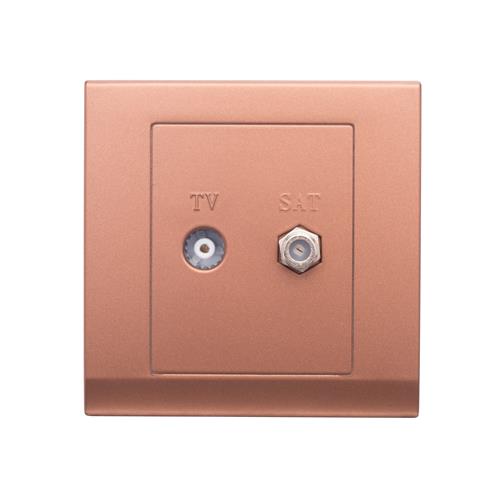 SIMPLICITY COAXIAL + SAT SKT BRNZ