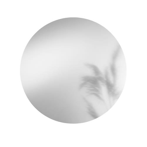 SPECCHIO TONDO 100CM ARGENTATO SENZA RAM