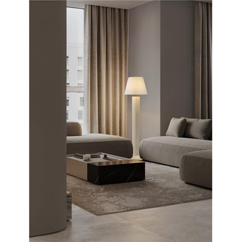 White Scallop Stone Casting  Fabric Shad