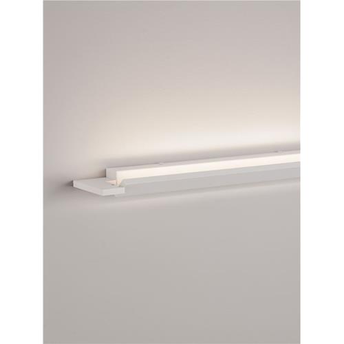 Sandy White Steel, Aluminium & Acrylic L