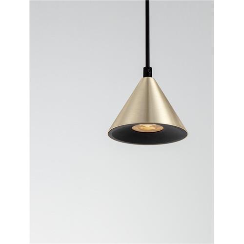 Oxide Gold & Black Aluminium LED MR16/GU