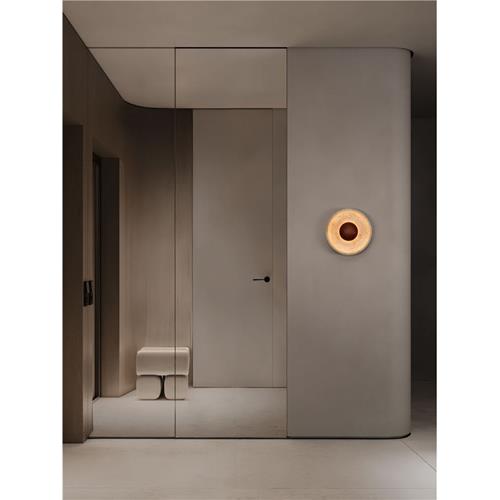 Natural Travertine Brown Wood  LED 4Watt