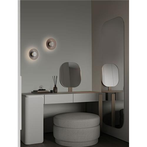 Triac Dimmable Smokey Glass Foggy Nickel