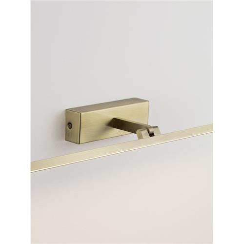 Brushed Gold Steel, Aluminium & Acrylic