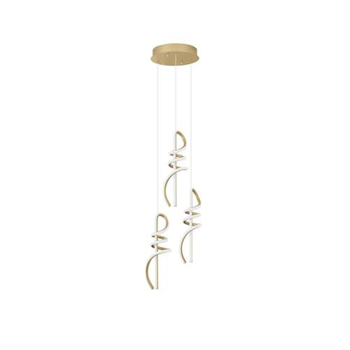 Triac Dimmable Gold Metal & Acrylic LED