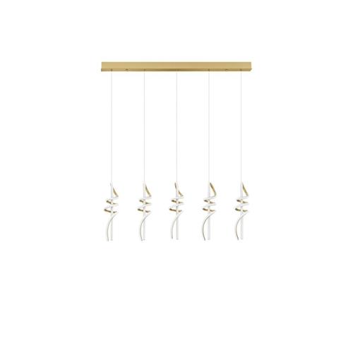 Triac Dimmable Gold Metal & Acrylic LED