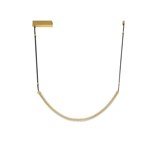 Triac Dimmable Gold Aluminium & Steel K9