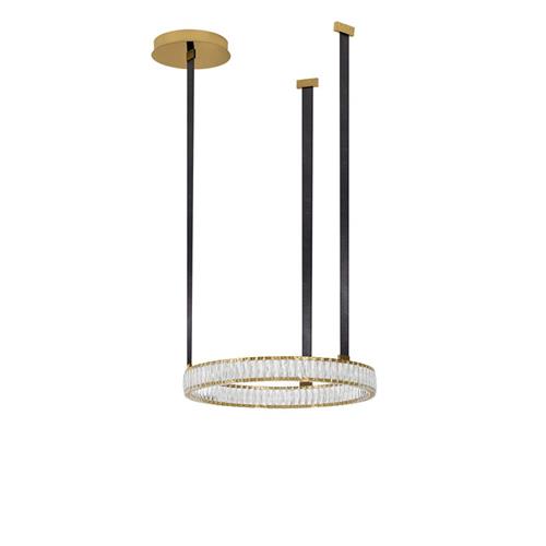 Triac Dimmable Gold Aluminium & Steel K9