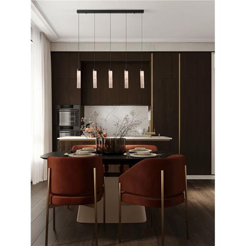 Triac Dimmable Clear Glass Matt Black Me