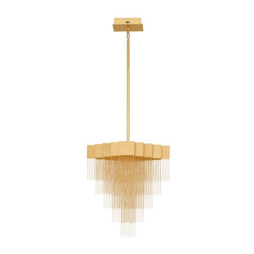 Triac Dimmable Brushed Gold Steel & Alum