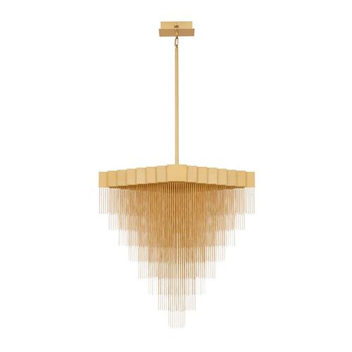 Triac Dimmable Brushed Gold Steel & Alum