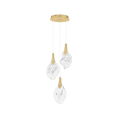 Triac Dimmable Gold Steel & Clear Handma
