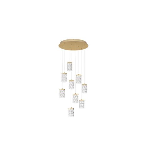 Triac Dimmable  Brass Gold Steel, Alumin