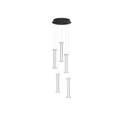 Triac Dimmable Matt Black Metal, Satin N