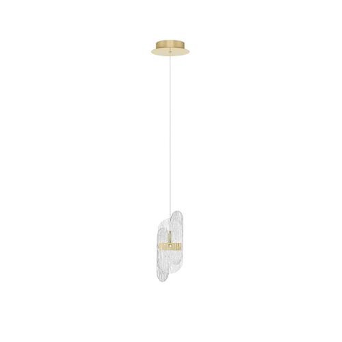 Triac Dimmable Brass Gold Metal & Clear