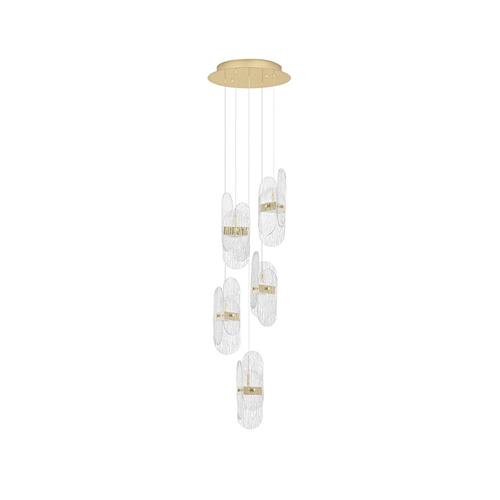 Triac Dimmable Brass Gold Metal & Clear
