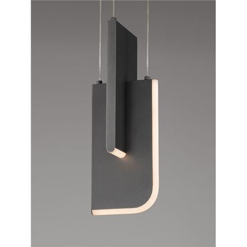 Triac Dimmable  Silver Gray Metal & Acry