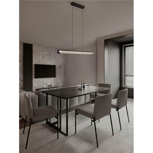 Triac Dimmable Clear Glass Matt Black Me