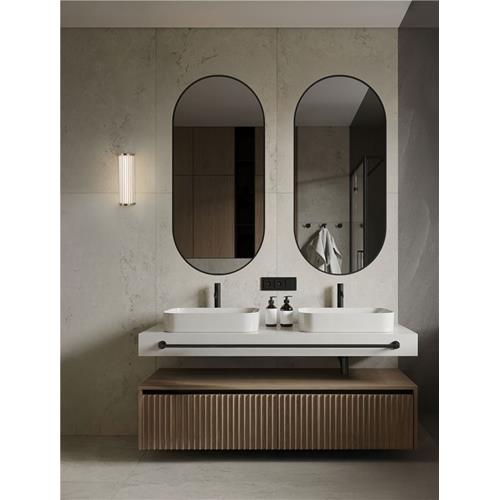 Glass Brushed Gold Metal Aluminium LED 1