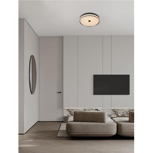 Triac Dimmable  Sandy Black Steel & Smok