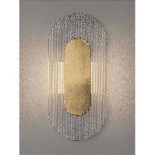 Clear Glass Brass Gold Metal LED 6Watt 2