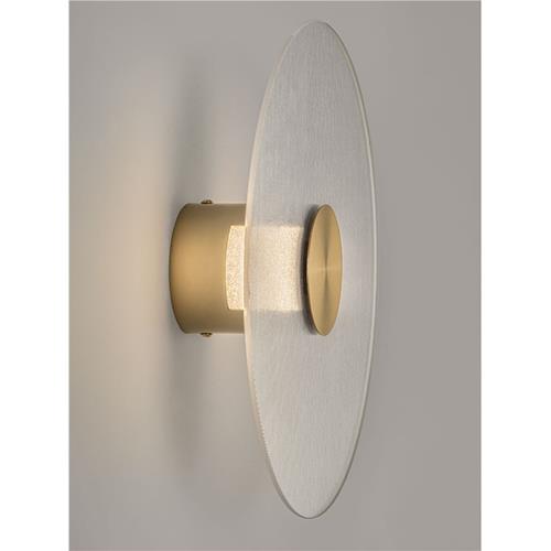 Clear Glass Brass Gold Metal LED 6Watt 2