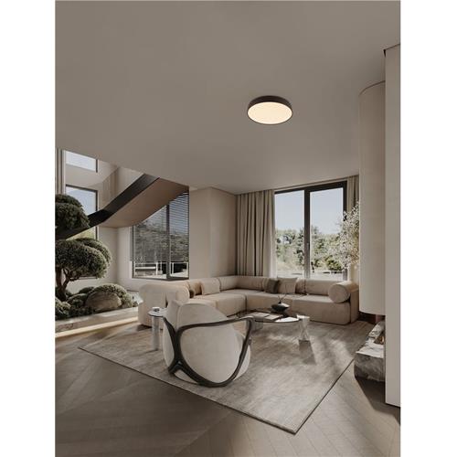 Triac Dimmable  Sandy Black Steel, Alumi