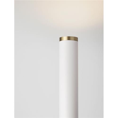 Touch Dimmable Matt White Steel, Alumini