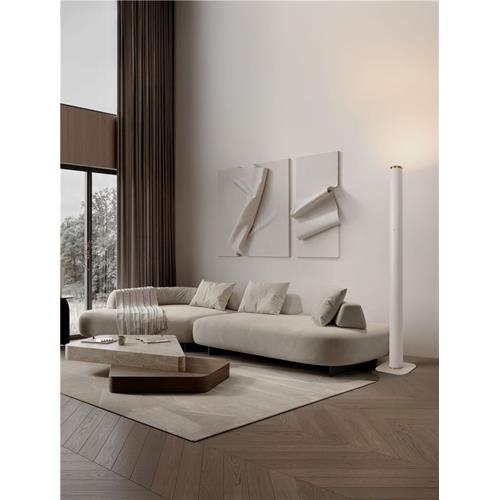 Touch Dimmable Matt White Steel, Alumini