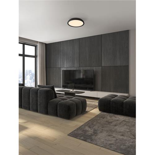 Triac Dimmable Sandy Black Steel, Alumin