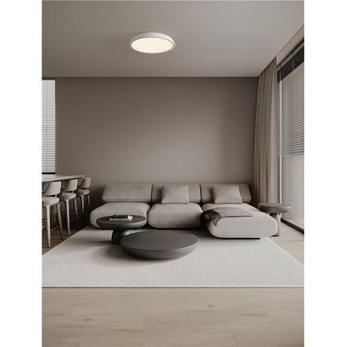 Triac Dimmable Sandy White Steel, Alumin