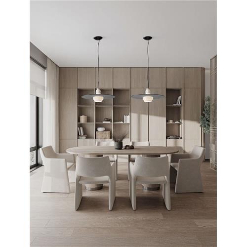 Smokey & Milky Glass Matt Black Steel LE