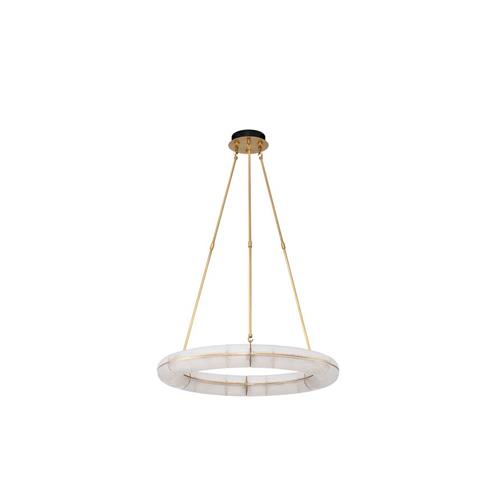 Triac Dimmable Antique Brass Metal & Str