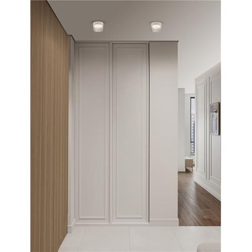 Clear Acrylic Sandy White Aluminium  LED