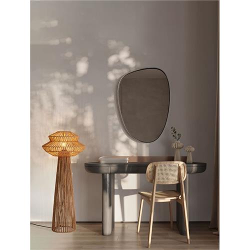 Natural Rope  Sandy Black Steel Base &