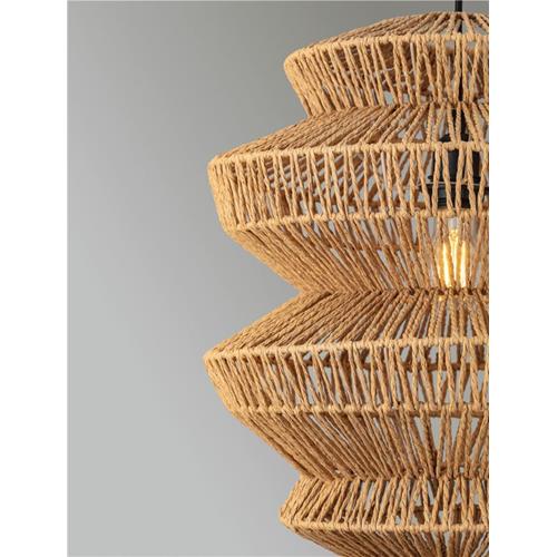 Natural Rope  Sandy Black Steel Base & F