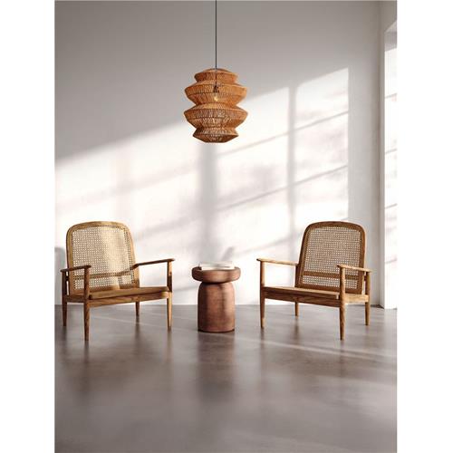 Natural Rope  Sandy Black Steel Base & F