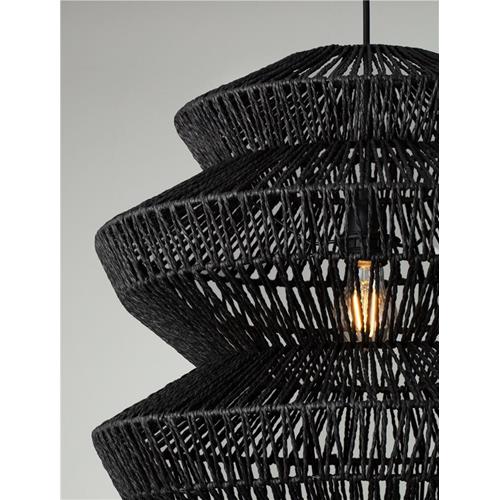 Black Rope  Sandy Black Steel Base & Fab