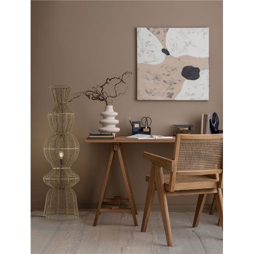 Brown Rope  Sandy Black Steel Base &  Bl