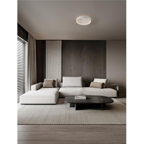 Triac Dimmable Sandy White Metal, Alumin