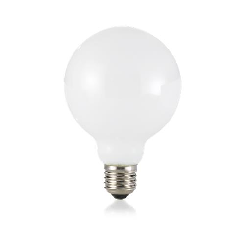 E27 GLOBO D095 08W 3000K CRI80 BIANCO DI