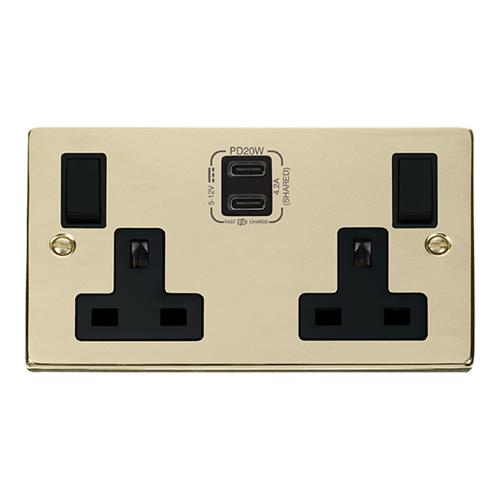 13A 2G C USB VPBR BK