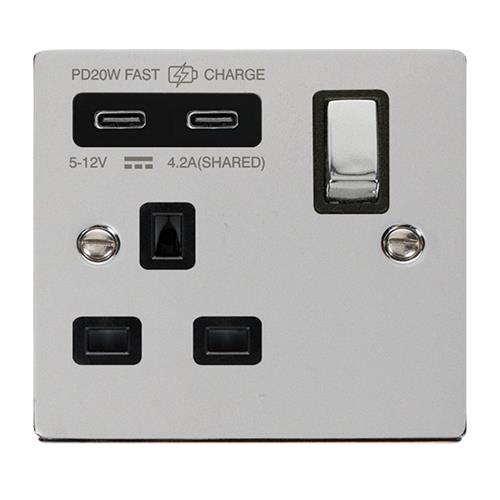 13A 1G C USB VPCH BK